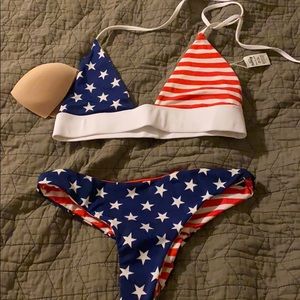 Bikini American flag. Salty Honey. Brand New.